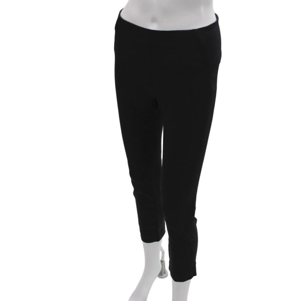 Veronica Beard Womens Ankle Pants Black 86% Nylon Zip Size 4 - Picture 2 of 6